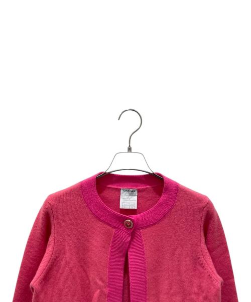 CHANEL（シャネル）CHANEL (シャネル) ココボタンカーディガン ピンク サイズ:36の古着・服飾アイテム