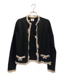 CHANEL（シャネル）の古着「カーディガン」｜ブラック