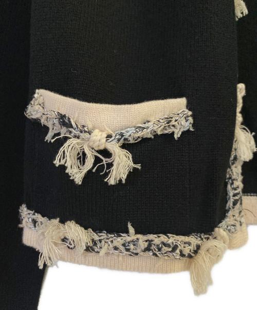 CHANEL（シャネル）CHANEL (シャネル) カーディガン ブラック サイズ:36の古着・服飾アイテム