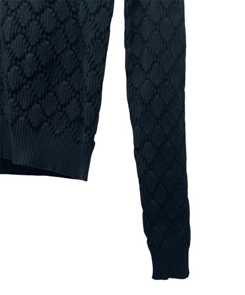 CHANEL（シャネル）CHANEL (シャネル) P63 ココマークワンポイントニット ブラック サイズ:34の古着・服飾アイテム