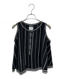 CHANEL（シャネル）の古着「カシミヤノースリーブニット」｜ブラック