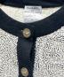 中古・古着 CHANEL (シャネル) Sequin Cardigan/スパンコールカーディガン/P32758K00782 ホワイト×ブラック サイズ:34：280000円