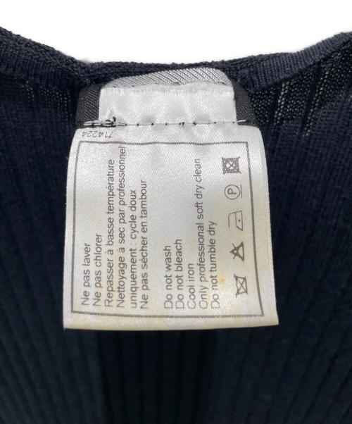 CHANEL（シャネル）CHANEL (シャネル) Ｐ23 ココマーク コットン 半袖 サマー ニット ブラック サイズ:38の古着・服飾アイテム