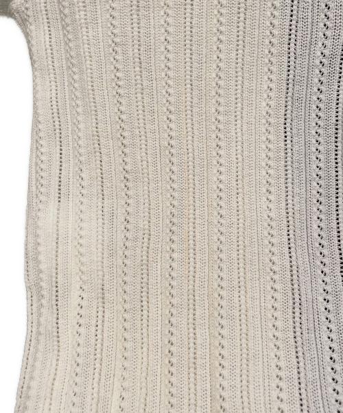 CHANEL（シャネル）CHANEL (シャネル) ライオンボタンカーディガン ホワイト サイズ:36の古着・服飾アイテム