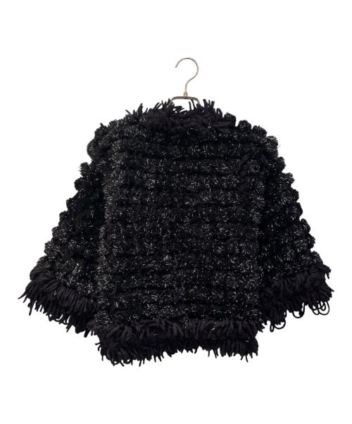 CHANEL（シャネル）CHANEL (シャネル) シャイニー ニット トッパーカーディガン ブラック サイズ:36の古着・服飾アイテム