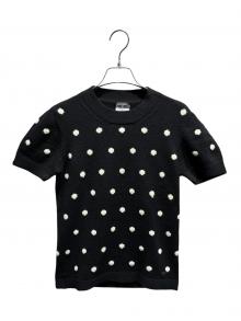 CHANEL（シャネル）の古着「半袖ニット/P34307K00936」｜ブラック