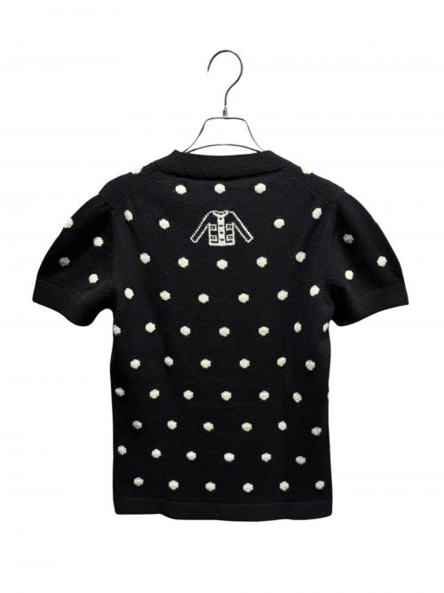 CHANEL（シャネル）CHANEL (シャネル) 半袖ニット/P34307K00936 ブラック サイズ:36の古着・服飾アイテム