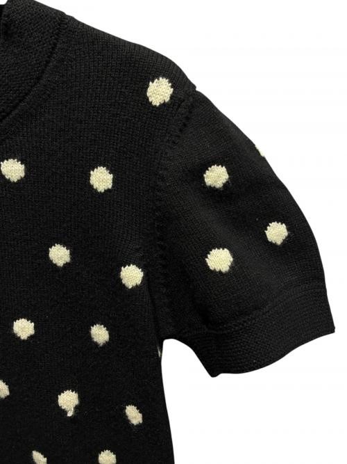CHANEL（シャネル）CHANEL (シャネル) 半袖ニット/P34307K00936 ブラック サイズ:36の古着・服飾アイテム