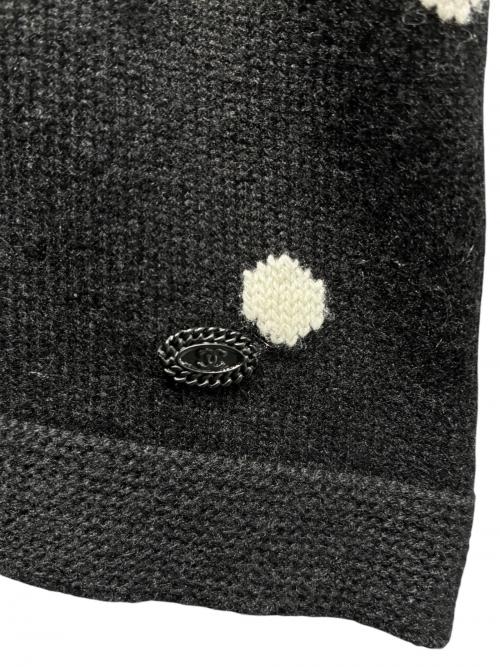 CHANEL（シャネル）CHANEL (シャネル) 半袖ニット/P34307K00936 ブラック サイズ:36の古着・服飾アイテム