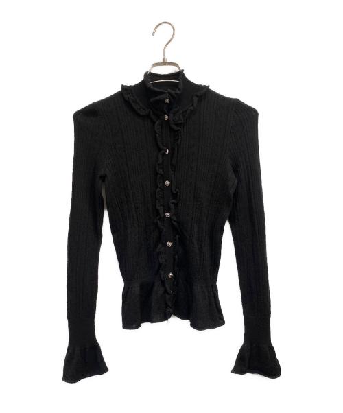 CHANEL（シャネル）CHANEL (シャネル) カーディガン ブラック サイズ:36の古着・服飾アイテム