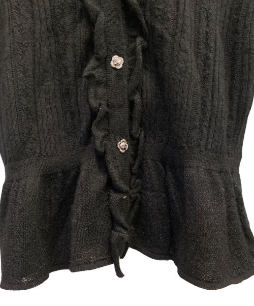 CHANEL（シャネル）CHANEL (シャネル) カーディガン ブラック サイズ:36の古着・服飾アイテム