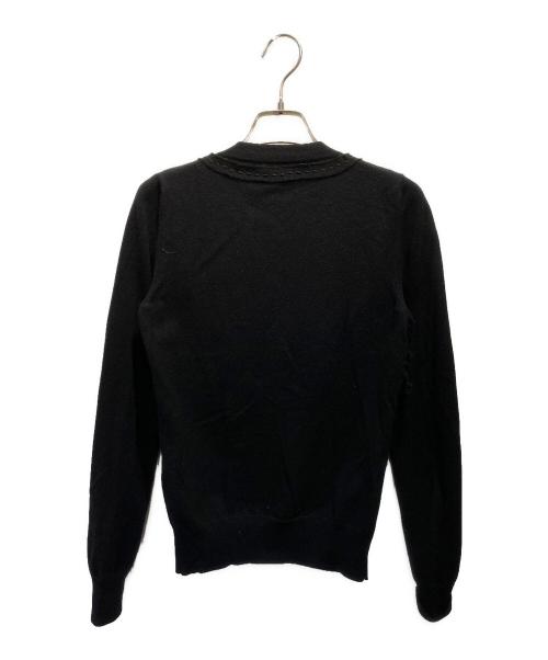 CHANEL（シャネル）CHANEL (シャネル) カメリア スパンコール ボレロニットカーディガン ブラック サイズ:34の古着・服飾アイテム
