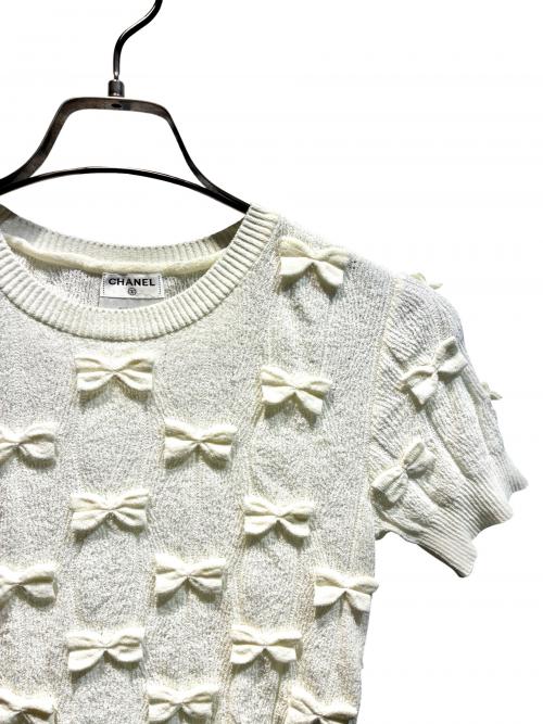 CHANEL（シャネル）CHANEL (シャネル) サマーニット/P49260K06198 ホワイト サイズ:34の古着・服飾アイテム