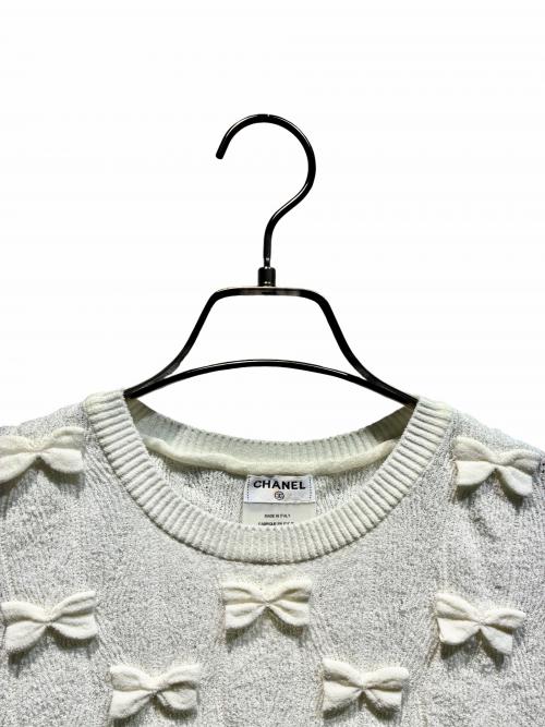 CHANEL（シャネル）CHANEL (シャネル) サマーニット/P49260K06198 ホワイト サイズ:34の古着・服飾アイテム