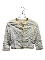 CHANELシャネル）の古着「スパンコールカーディガン/P32744K00784」｜ベージュ