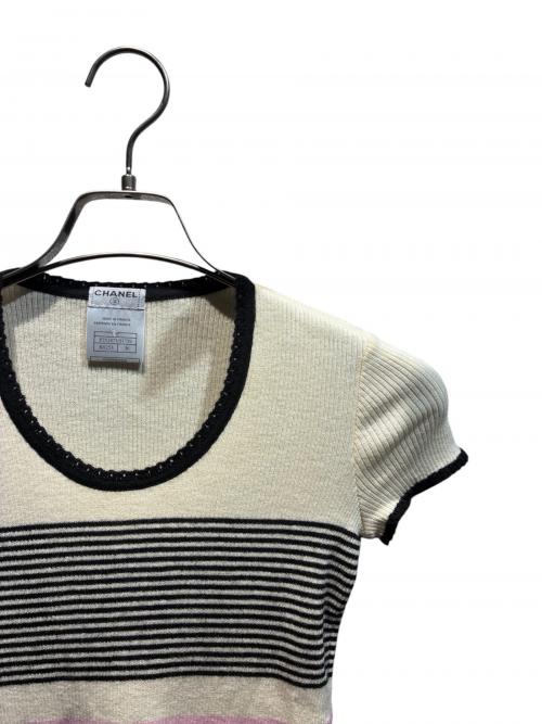 CHANEL（シャネル）CHANEL (シャネル) サマーニット/P25247V01759 ベージュ サイズ:36の古着・服飾アイテム