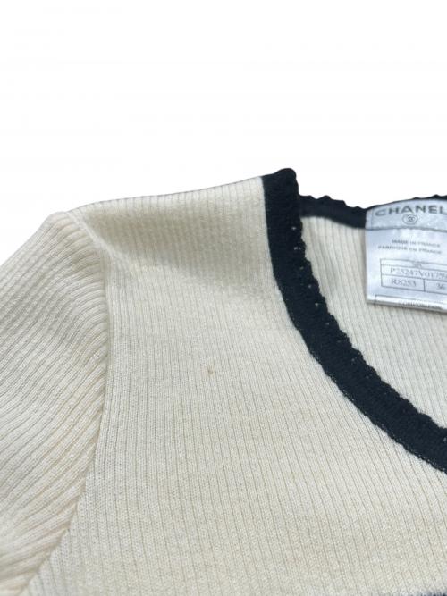 CHANEL（シャネル）CHANEL (シャネル) サマーニット/P25247V01759 ベージュ サイズ:36の古着・服飾アイテム