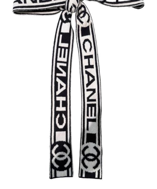 CHANEL（シャネル）CHANEL (シャネル) カシュクールカーディガン ブラック サイズ:34の古着・服飾アイテム