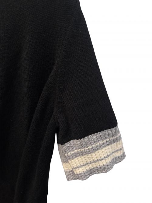 CHANEL（シャネル）CHANEL (シャネル) カシュクールカーディガン ブラック サイズ:34の古着・服飾アイテム