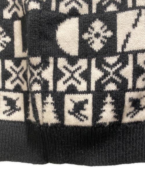 CHANEL（シャネル）CHANEL (シャネル) No.5 ココマーク ニットスカート ブラック サイズ:34の古着・服飾アイテム