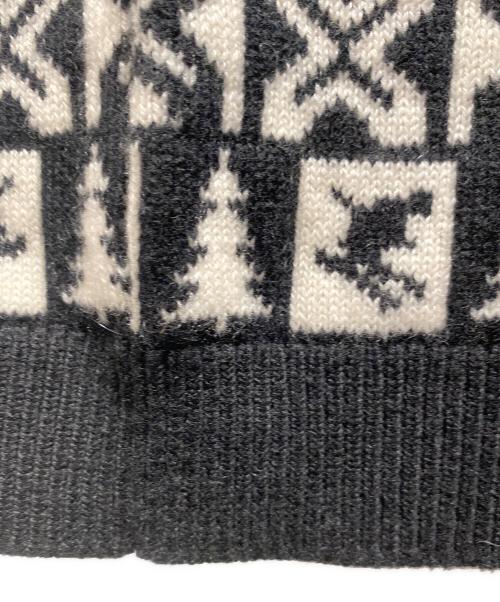 CHANEL（シャネル）CHANEL (シャネル) No.5 ココマーク ニットスカート ブラック サイズ:34の古着・服飾アイテム