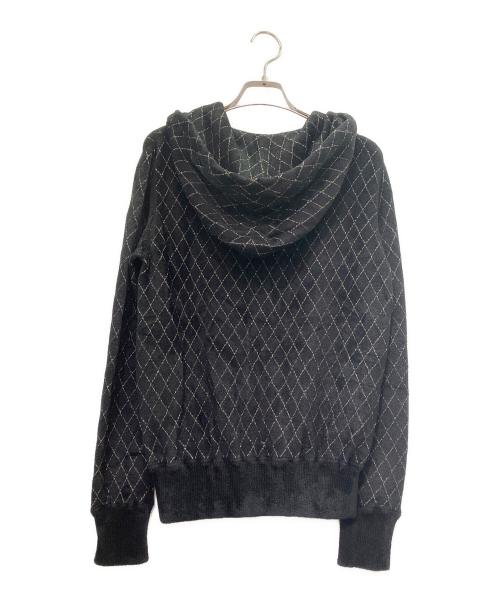 CHANEL（シャネル）CHANEL (シャネル) パイルジップパーカー ブラック サイズ:34の古着・服飾アイテム