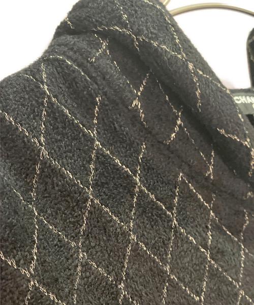 CHANEL（シャネル）CHANEL (シャネル) パイルジップパーカー ブラック サイズ:34の古着・服飾アイテム