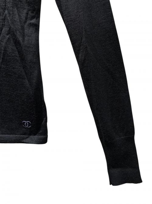 CHANEL（シャネル）CHANEL (シャネル) カシミヤ混ニット グレー サイズ:36の古着・服飾アイテム
