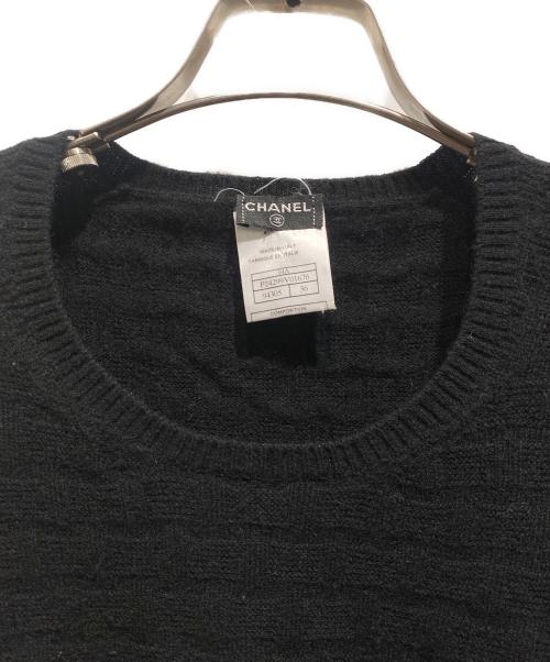CHANEL（シャネル）CHANEL (シャネル) カシミアニット ブラック サイズ:36の古着・服飾アイテム