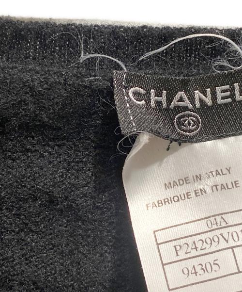 CHANEL（シャネル）CHANEL (シャネル) カシミアニット ブラック サイズ:36の古着・服飾アイテム
