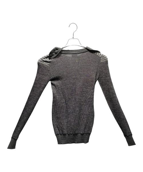 CHANEL（シャネル）CHANEL (シャネル) カシミヤ混ニット グレー サイズ:34の古着・服飾アイテム