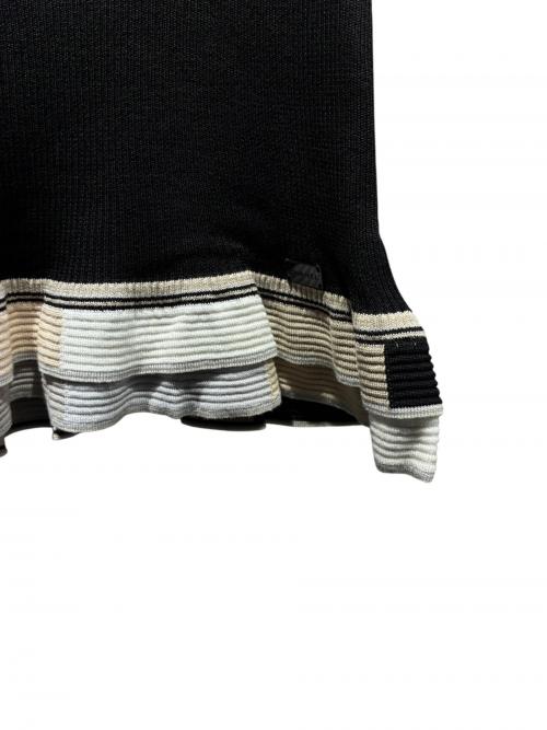 CHANEL（シャネル）CHANEL (シャネル) ペプラムニット ブラック サイズ:36の古着・服飾アイテム