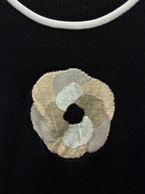 CHANEL（シャネル）CHANEL (シャネル) ペプラムニット ブラック サイズ:36の古着・服飾アイテム
