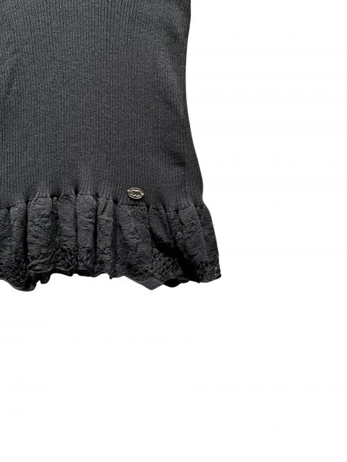 CHANEL（シャネル）CHANEL (シャネル) サマーニット ブラック サイズ:34の古着・服飾アイテム