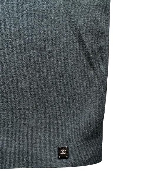 CHANEL（シャネル）CHANEL (シャネル) 半袖ニット ブラック サイズ:38の古着・服飾アイテム