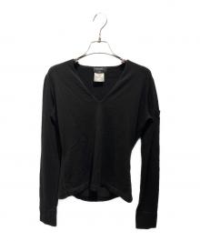 CHANEL（シャネル）の古着「Vネックカシミヤニット」｜ブラック