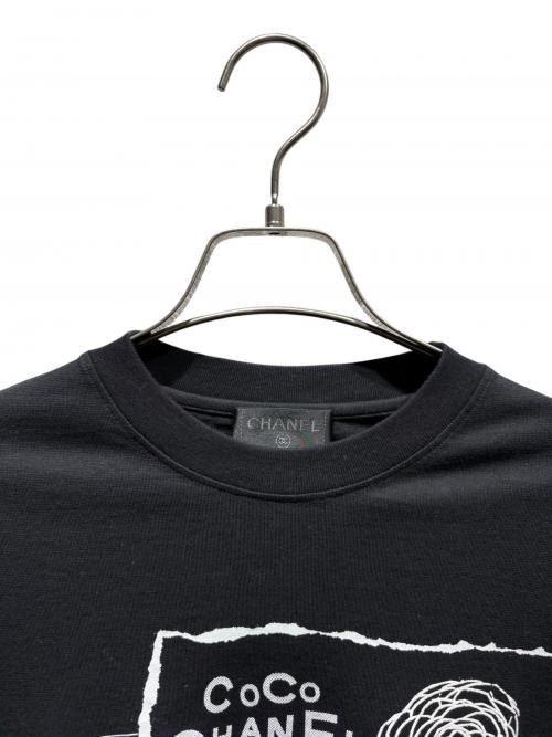 CHANEL（シャネル）CHANEL (シャネル) ココマークコットンTシャツ/P63300K48961 ブラック サイズ:XSの古着・服飾アイテム