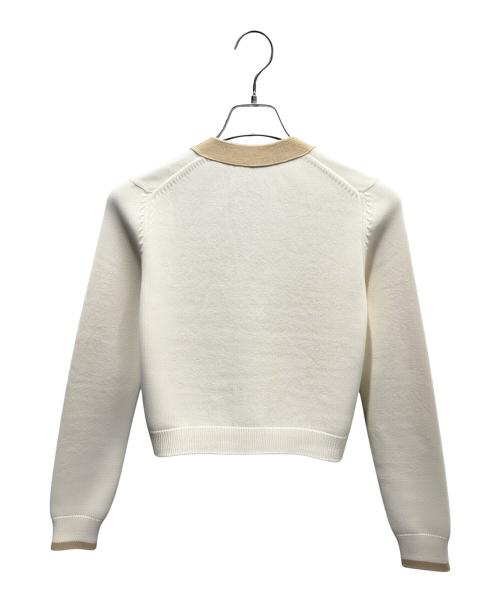 CHANEL（シャネル）CHANEL (シャネル) ニットカーディガン P57064K07433 ベージュ サイズ:34の古着・服飾アイテム
