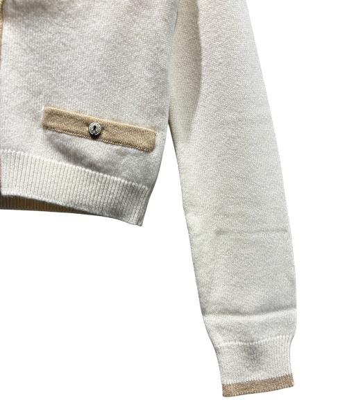 CHANEL（シャネル）CHANEL (シャネル) ニットカーディガン P57064K07433 ベージュ サイズ:34の古着・服飾アイテム
