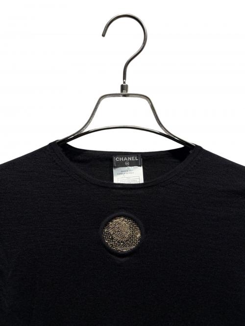 CHANEL（シャネル）CHANEL (シャネル) メダリオンニット/P33518K00881 ブラック サイズ:34の古着・服飾アイテム