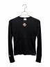CHANEL（シャネル）の古着「メダリオンニット/P33518K00881」｜ブラック