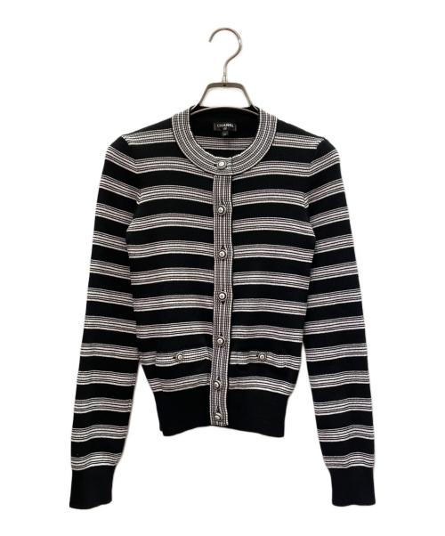 CHANEL（シャネル）CHANEL (シャネル) ココマークボタン ニットカーディガン ブラック サイズ:34の古着・服飾アイテム