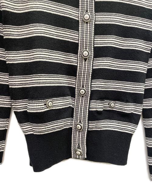 CHANEL（シャネル）CHANEL (シャネル) ココマークボタン ニットカーディガン ブラック サイズ:34の古着・服飾アイテム