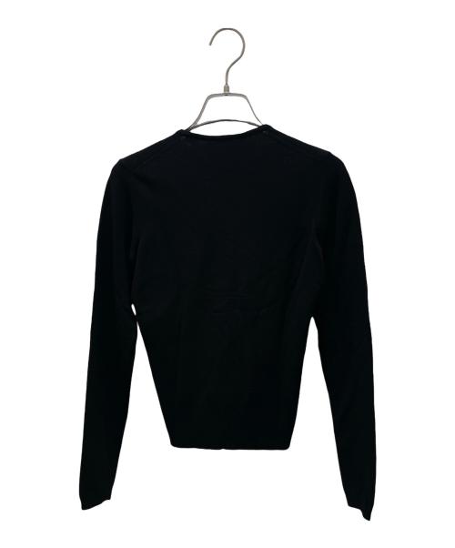 CHANEL（シャネル）CHANEL (シャネル) ココマークVネックニット ブラック サイズ:36の古着・服飾アイテム