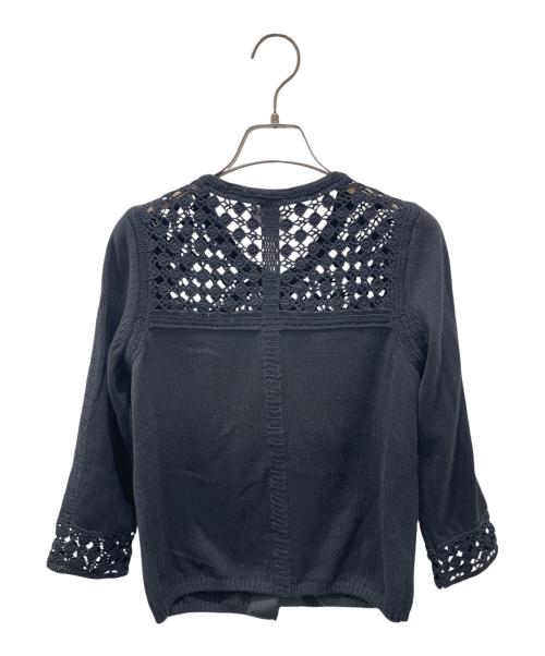 CHANEL（シャネル）CHANEL (シャネル) ニットカーディガン ブラック サイズ:34の古着・服飾アイテム