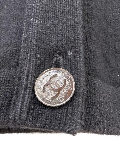 CHANEL（シャネル）CHANEL (シャネル) ココマークットカーディガン ブラック サイズ:34の古着・服飾アイテム