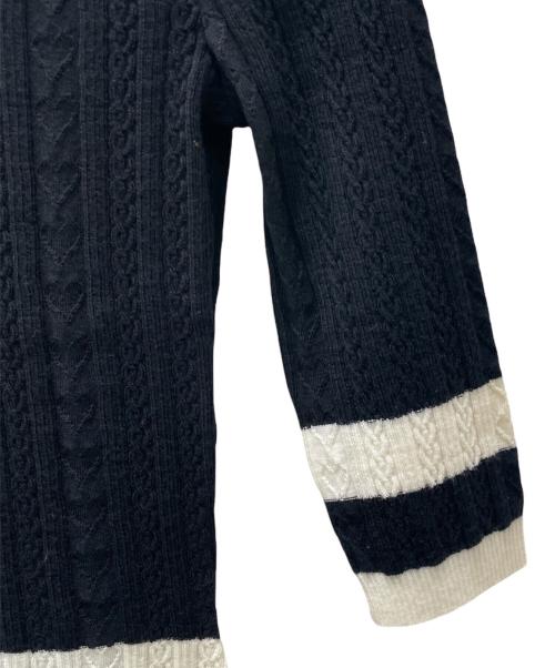 CHANEL（シャネル）CHANEL (シャネル) P52 ハートココマークリブニット ブラック サイズ:34の古着・服飾アイテム