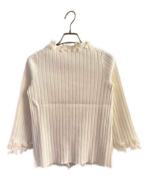 CHANEL（シャネル）CHANEL (シャネル) ニットカーディガン アイボリー サイズ:34の古着・服飾アイテム