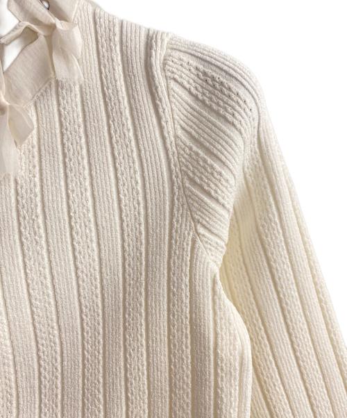 CHANEL（シャネル）CHANEL (シャネル) ニットカーディガン アイボリー サイズ:34の古着・服飾アイテム