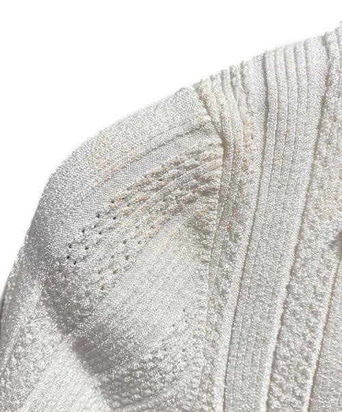 CHANEL（シャネル）CHANEL (シャネル) ニットカーディガン アイボリー サイズ:34の古着・服飾アイテム